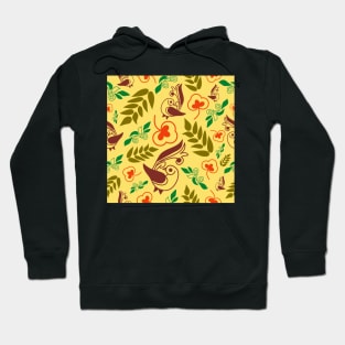 Henna Mustard Florals Hoodie